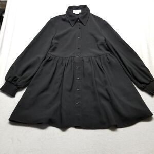 Label Rail X Nashville Tash 4 Dress Balloon Sleeve Mini Babydoll Gothic BOHO